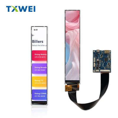 6.9 pouces 280 * 1424 interface HDMI pompe à perfusion médicale instrument, machine à laver réfrigérateur écran LCD