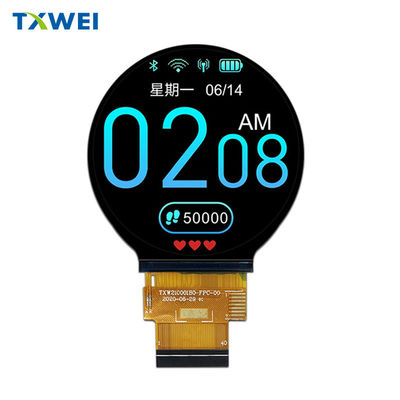2.1 pouce480*480IPS panneau de balayage de la machine de commande industrielle bouton de commande médicale instrument écran LCD circulaire