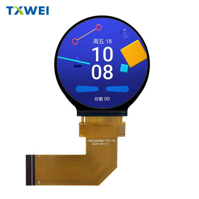 2Écran d'affichage LCD TFT circulaire de 1 pouce 480 * 480