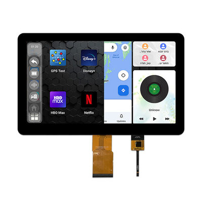 Interface LVDS 10.1 pouces TFT LCD 1024 * 600 points avec écran tactile de capacité