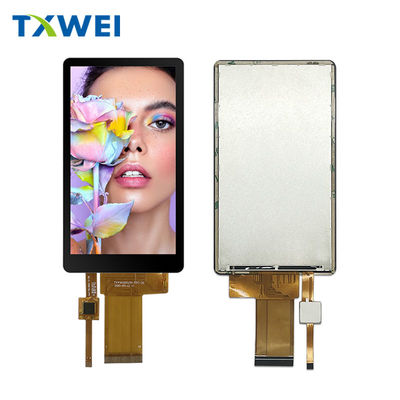 4Panneau d'affichage d'appareils électroménagers intelligents de 5 pouces et 300 nits interface RGB 480 * 854