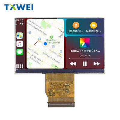 4Affichage LCD de 5 pouces 1920x1080 avec une luminosité élevée de 1700 à 2500 nits et interface LVDS