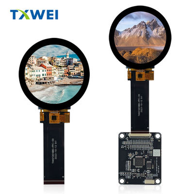 2.1 pouces 480 * 480 affichage LCD TFT circulaire HDMI carte de pilotage avec port série d'interface USART
