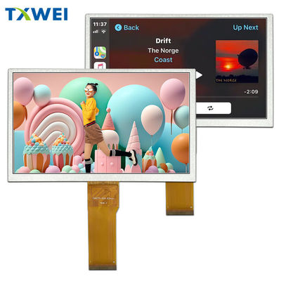 Affichage LCD TFT de 7 pouces 1024 * 600 points 50 broches interface RVB HX8282A11 écran tactile personnalisé
