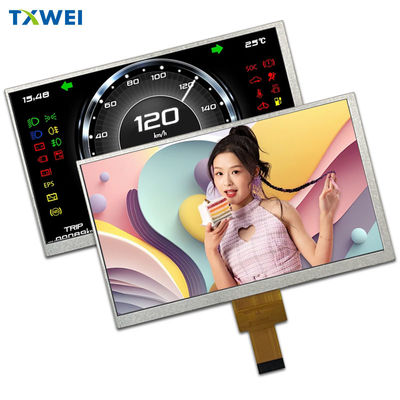 Panneau d'affichage d'instruments de voiture de 7 pouces 450 cd/m2 1024*600 MIPI Interface Écran LCD à 40 broches