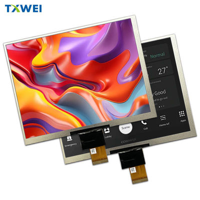 Affichage LCD IPS de 8 pouces 40Pin LVDS 1024 * 768 contrôle industriel de voiture écran médical