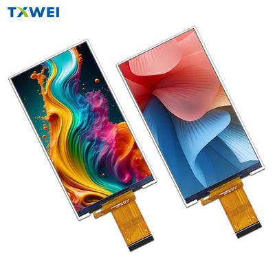 5.0 pouces 480x854 Résolution 400nits RGB 24 BIT Interface TFT Panneau LCD 5