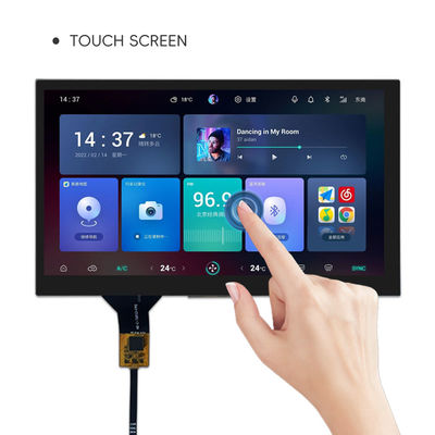 Interface LVDS écran tactile LCD TFT de 7 pouces 1024x600 IPS Full Viewing Angle avec CTP