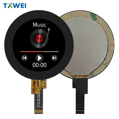 1.6 pouces IPS haute définition électroménager intelligent de petite taille écran LCD circulaire interface MIPI/RGB/QSPI