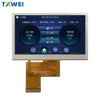 4.3 pouces 480*272 Panneau d'affichage médical industriel RGB Interface Écran LCD
