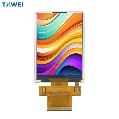 2.8 pouces 40PIN ST7789V 240*320 MCU SPI RGB Interface Tft Lcd Module d'affichage avec et 400cd/m2 degrés de lumens