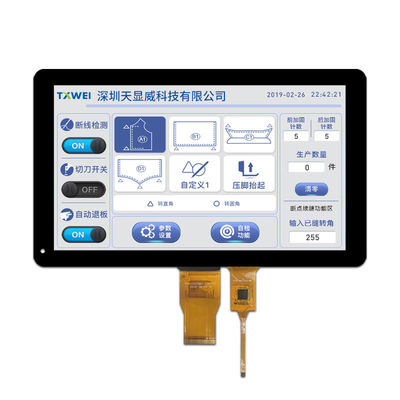 10.1 pouces TFT LCD Module 1024 * 600 RGB Interface Tout angle de vue Ips Écran tactile