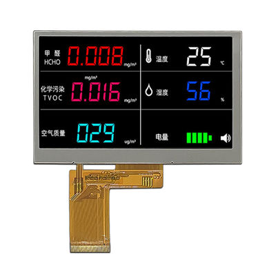 panneau d'affichage LCD IPS tft de 4,3 pouces personnalisé 480xRGBx272 Résolution Interface RGB ST7283 pilote IC