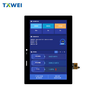 Écran tactile capacitif LCD de 8 pouces avec interface MIPI, résolution de 1200*1920, adapté à l'affichage de sécurité et au module d'affichage TFT de contrôle industriel