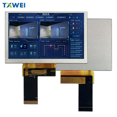 5.0 Inch 800x480 TFT LCD Display Module 24-bit RGB Interface High Brightness 1500nits Industrial Grade